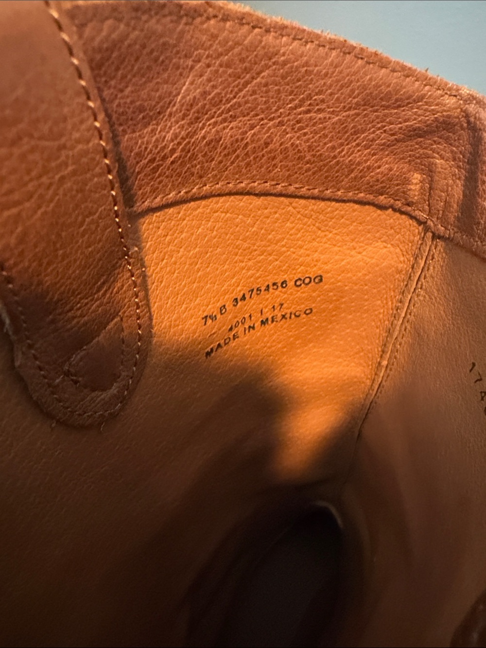 Frye Cognac Leather Heeled Western Boots, never worn! - Picture 3 of 7